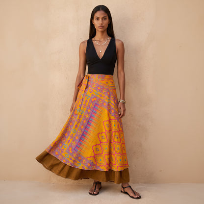 Multi-Wrap Skirt & Dress| Mustard