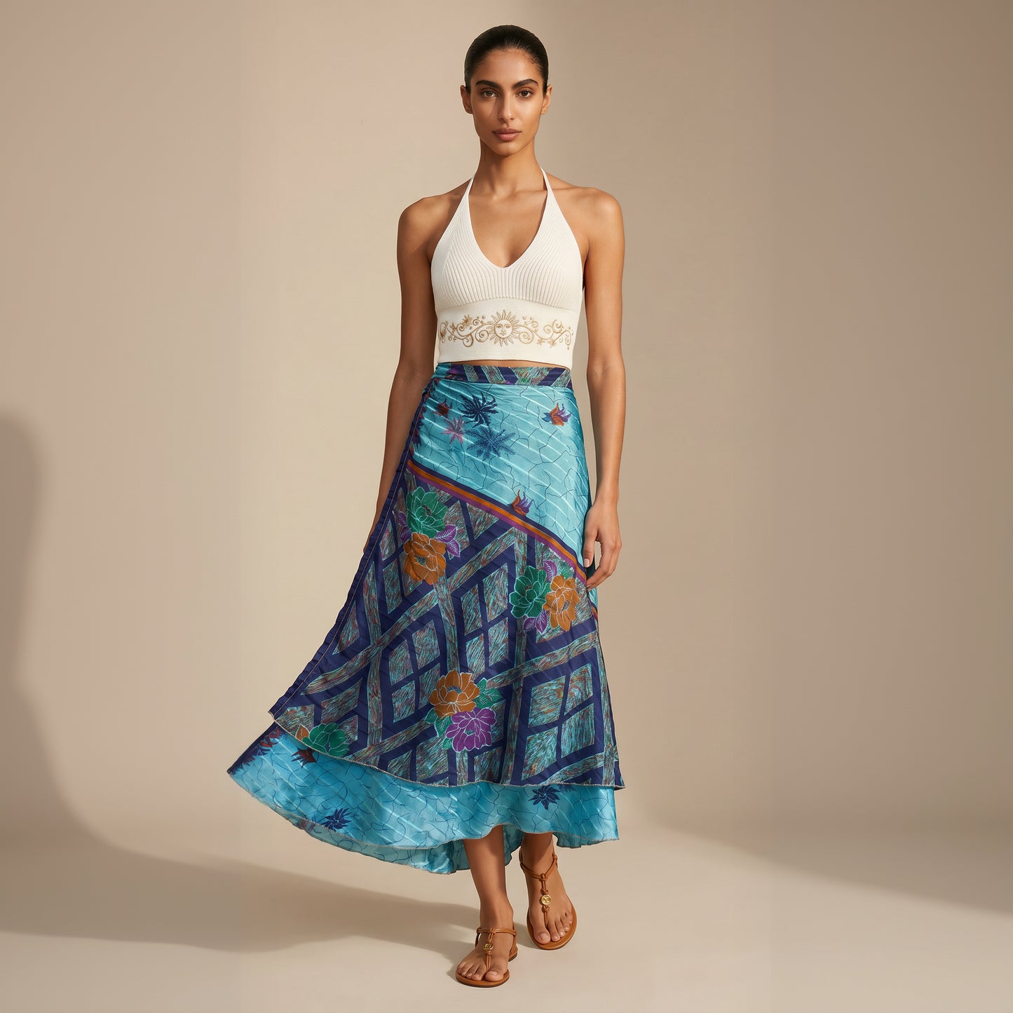 Multi-Wrap Skirt & Dress| Blue