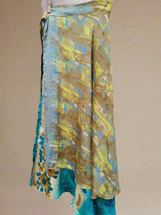 Wrap Silk Skirt