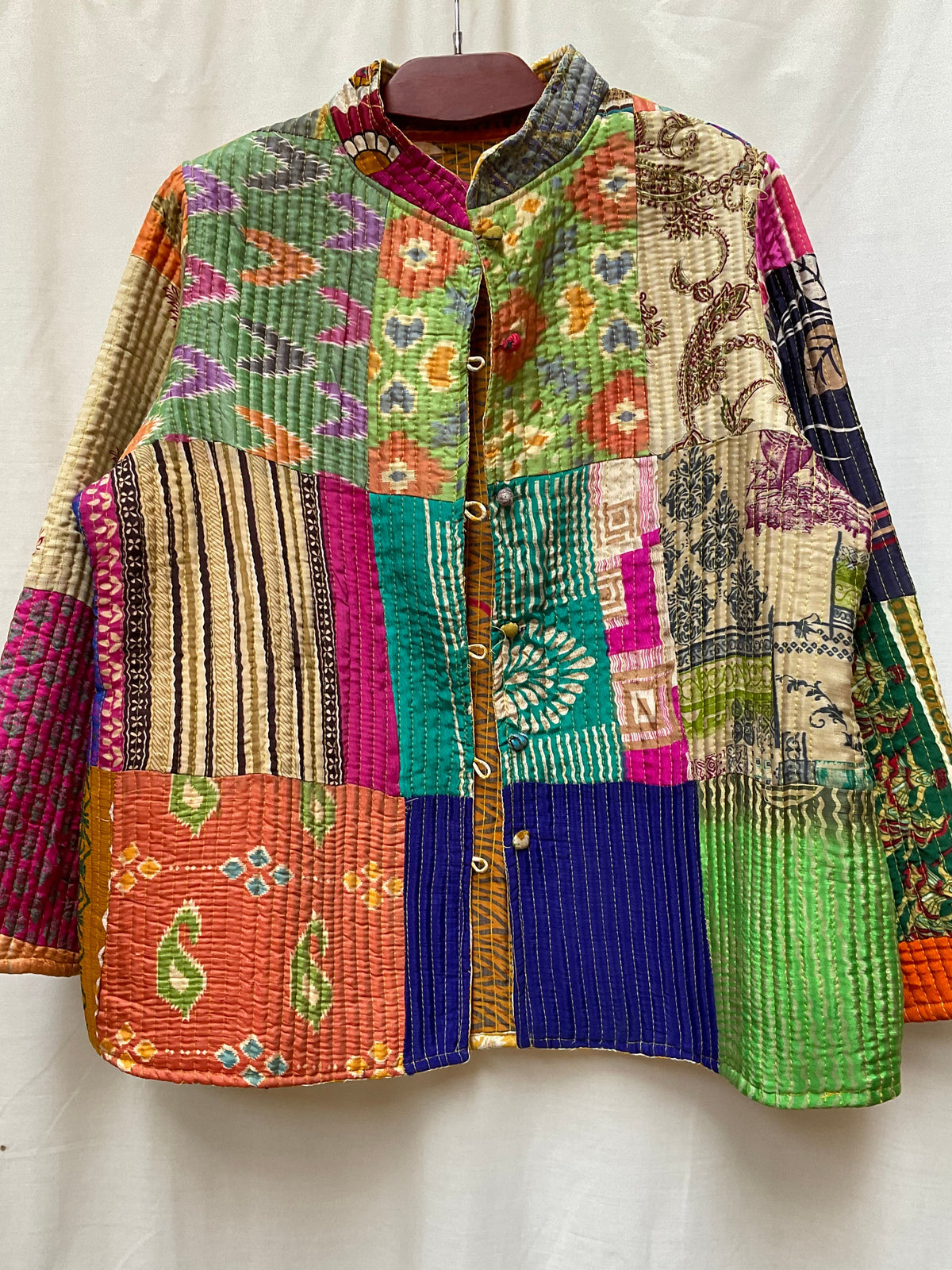 The Reversible Artisan Silk Jacket| Ann