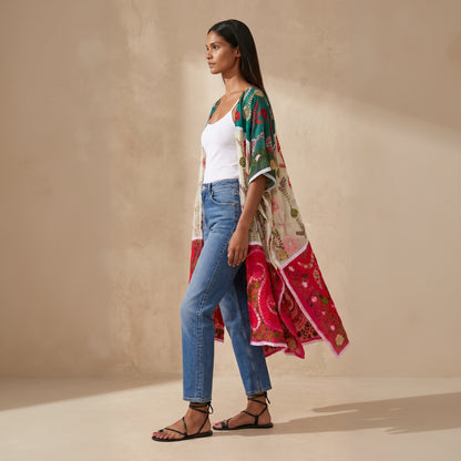 Zara Hand Embroidered Kimono