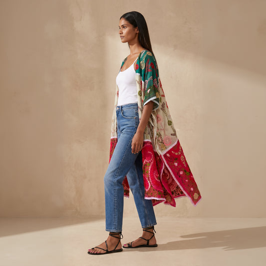 Zara Hand Embroidered Kimono