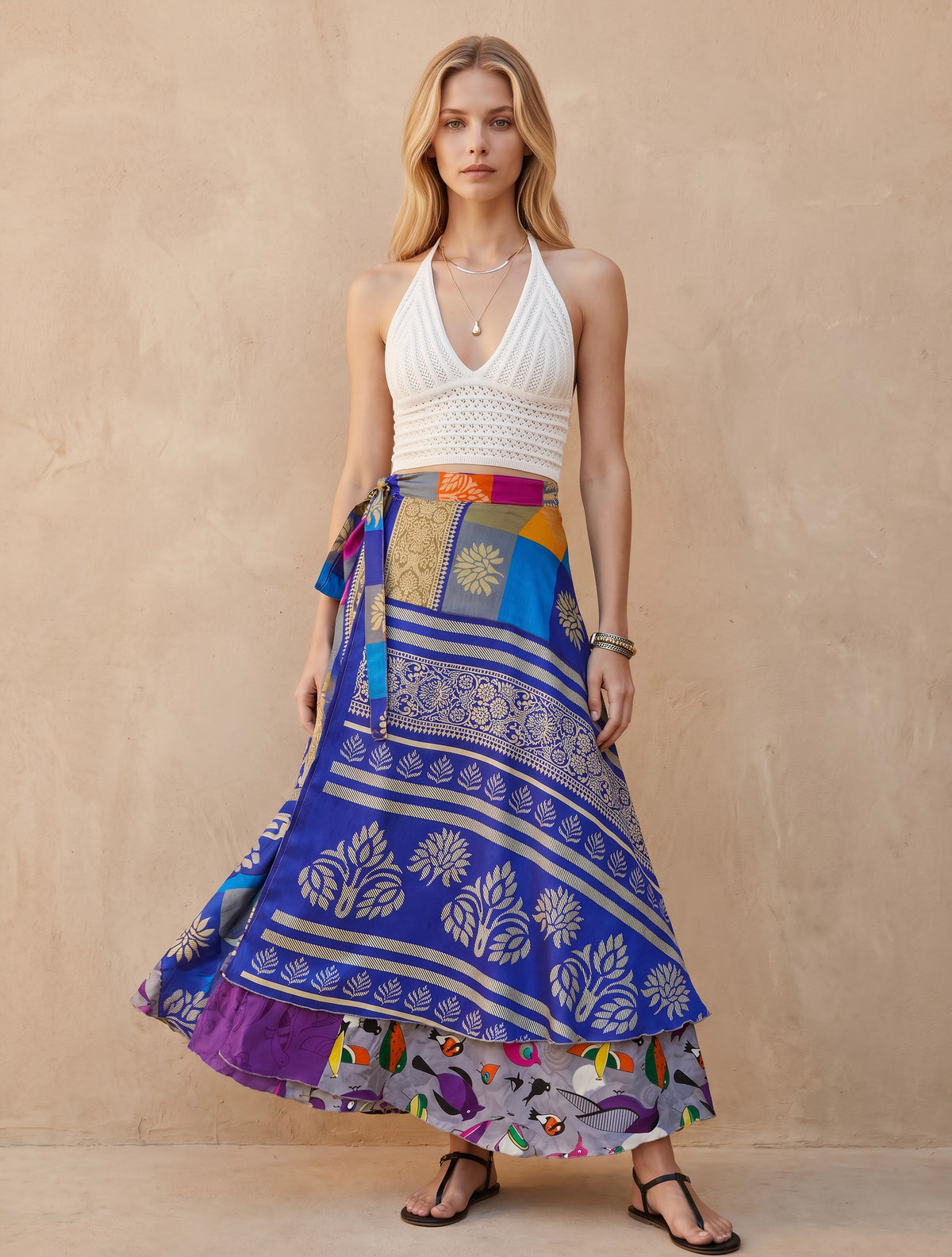 Multi-Wrap Skirt & Dress| Birds (Clearance)