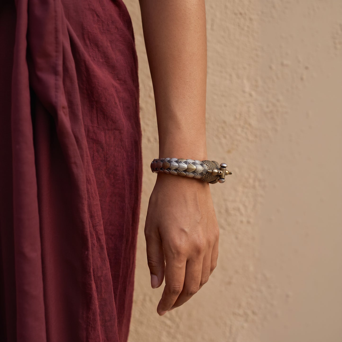 The Peacock Heritage Bangle