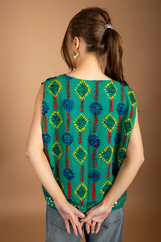 Marbella Embroidered Vest