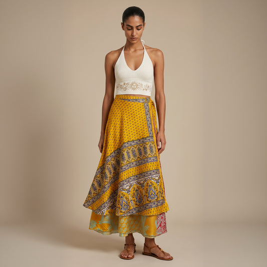 Multi-Wrap Skirt & Dress | Yellows