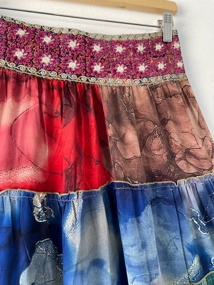 Aurora Silk Skirt