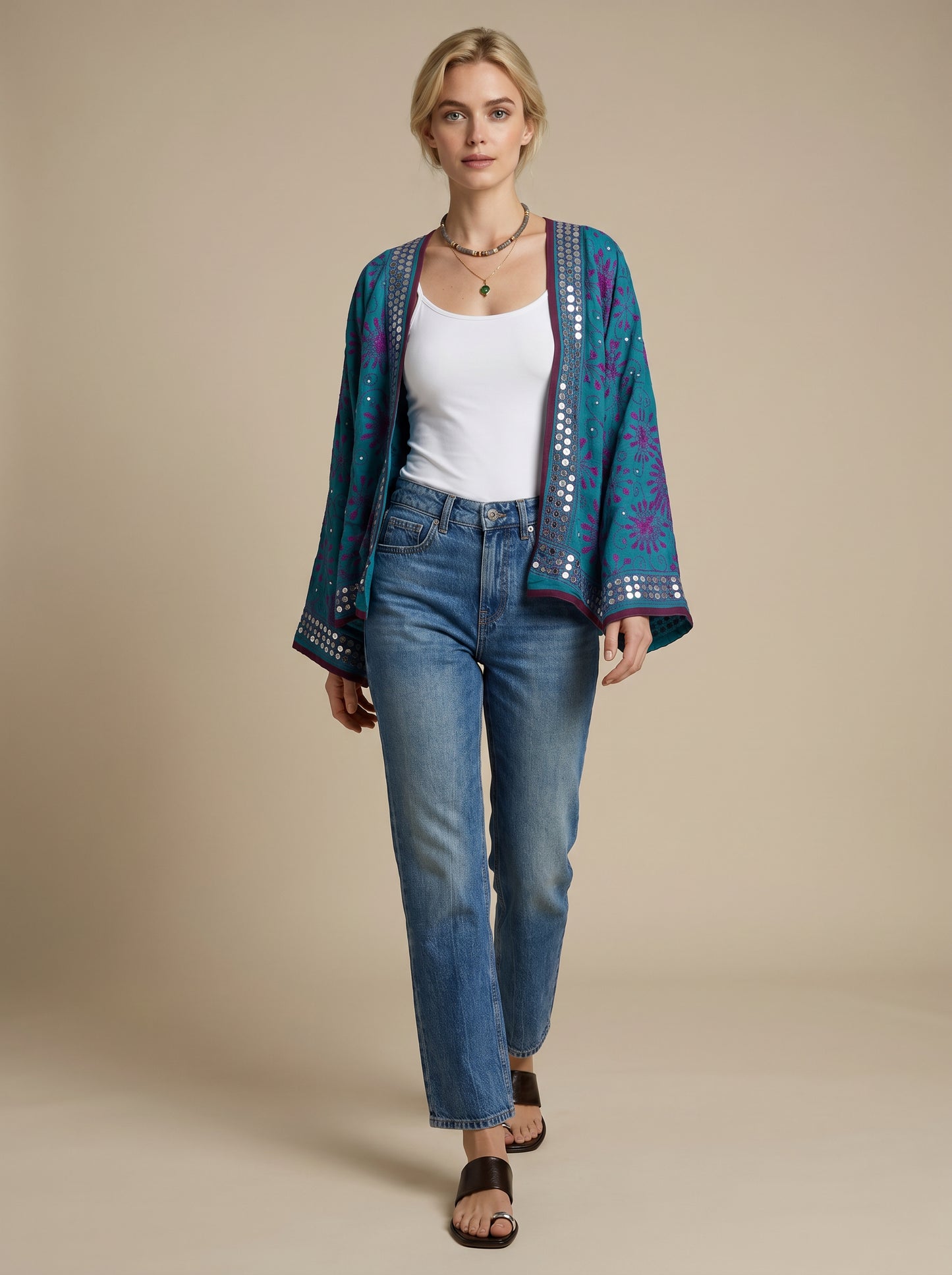 The Artisan Cardigan| Petrol