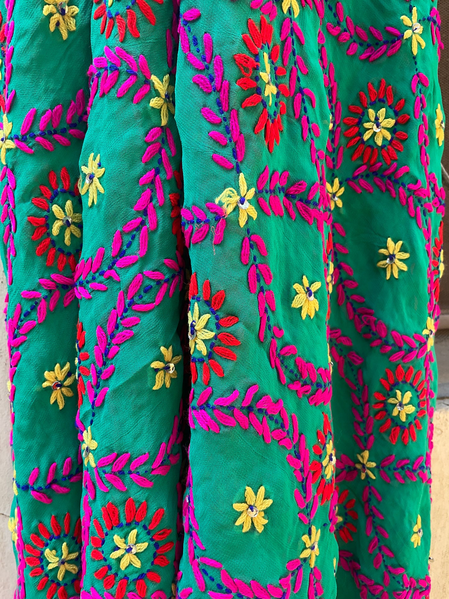 Jana Hand Embroidered Backless Dress
