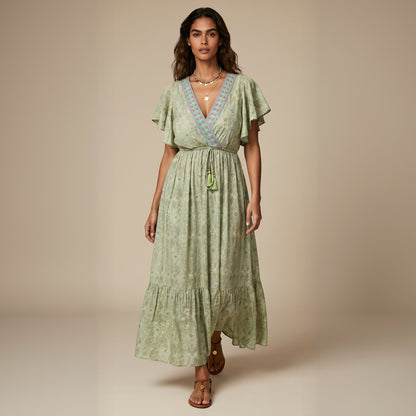 Blossom Silk Dress
