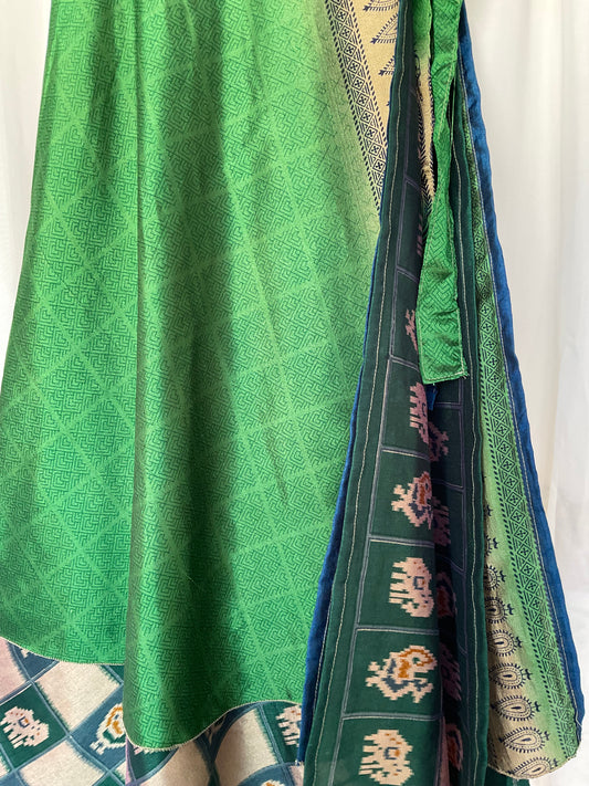 Multi-Wrap Skirt & Dress| Green Gold