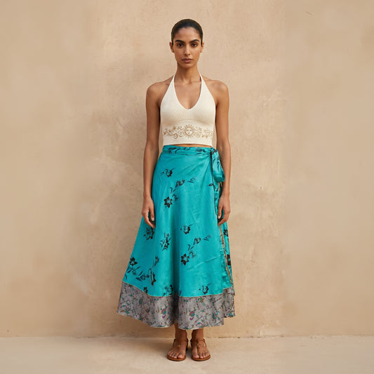 Multi-Wrap Skirt & Dress | Nile Blue