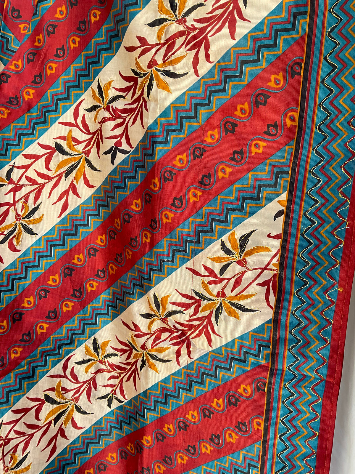 Ishtar Embroidered Silk Kaftan Dress