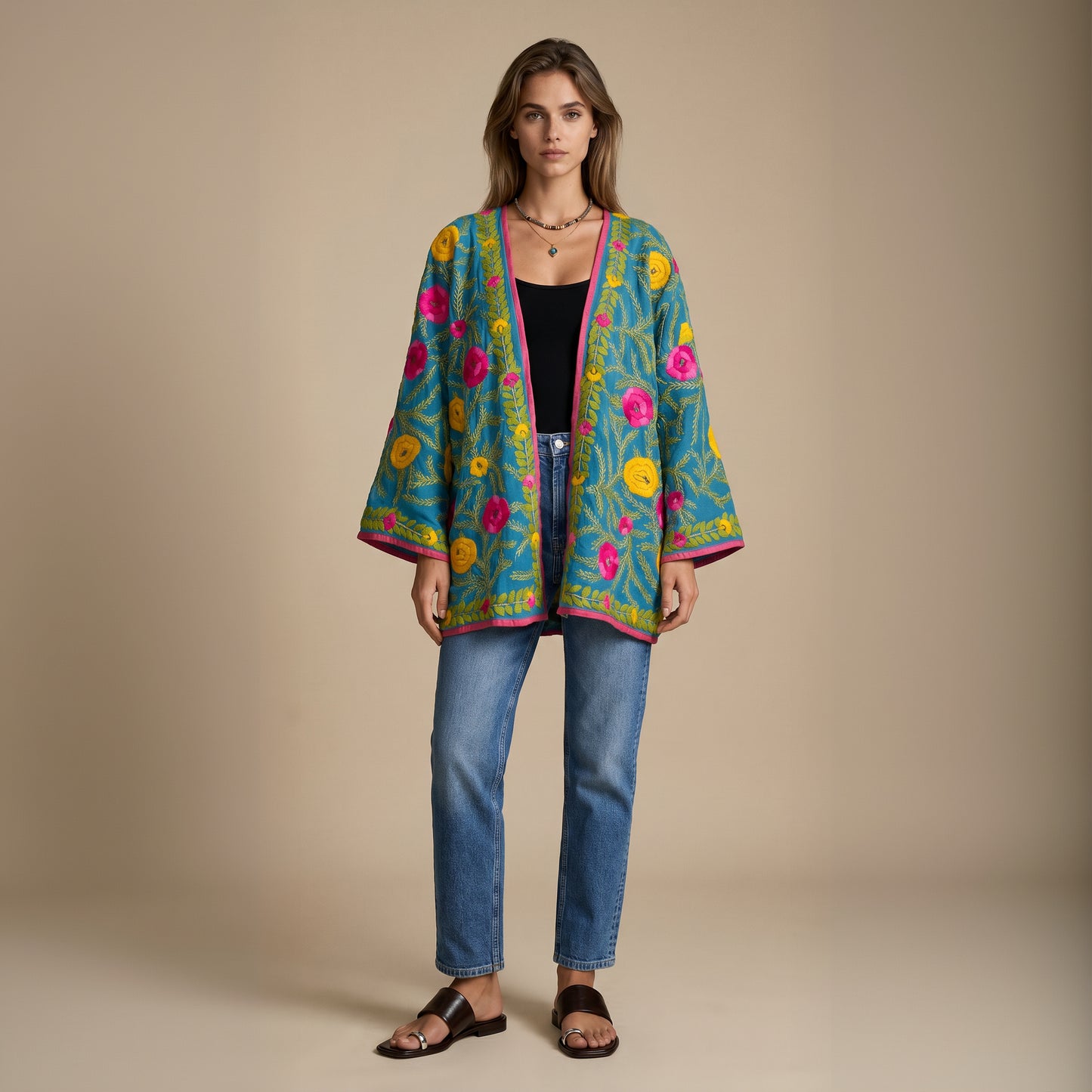 The Artisan Cardigan| Turquoise