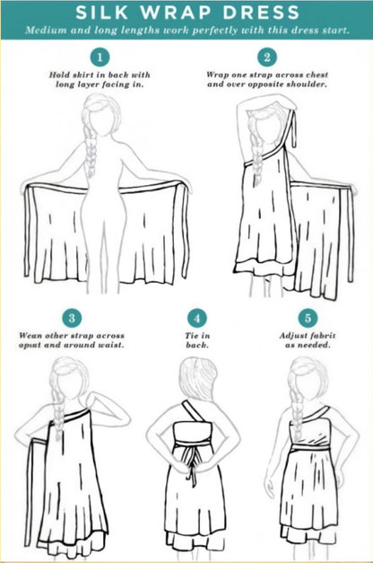 Multi-Wrap Skirt & Dress| Baby Blue
