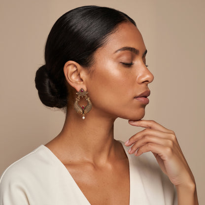 The Soulful Lotus Earrings