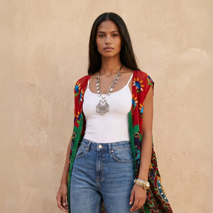 Zara Hand Embroidered Kimono