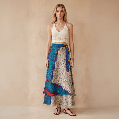 Multi-Wrap Skirt & Dress| Marbles