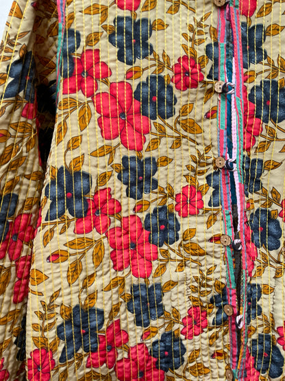 The Reversible Artisan Silk Jacket| Maya
