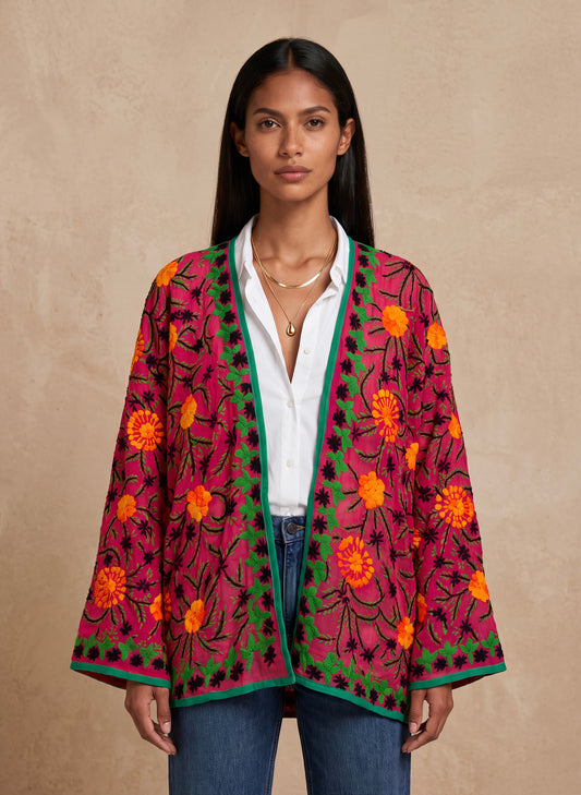 The Artisan Cardigan| Tomato