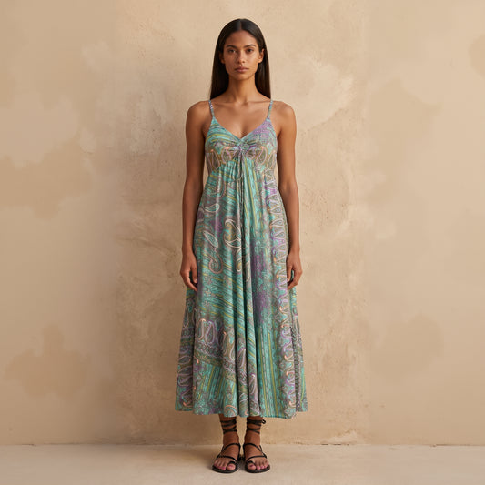 The Aurelia Silk Dress Lilac