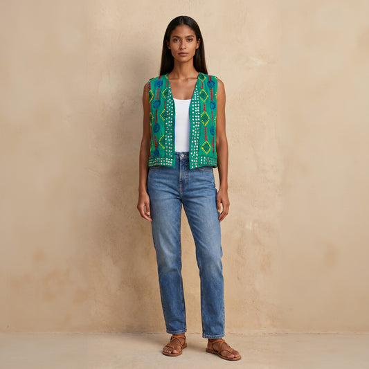 Marbella Embroidered Vest