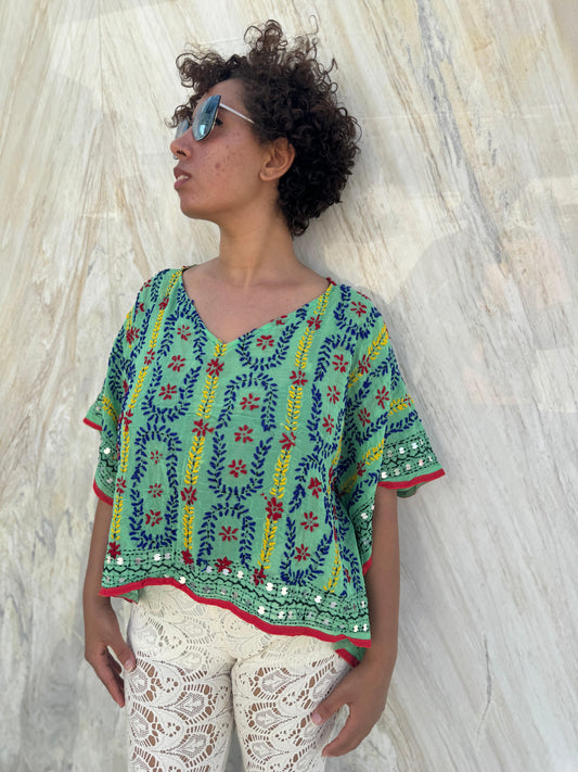 Catalina Embroidered Top