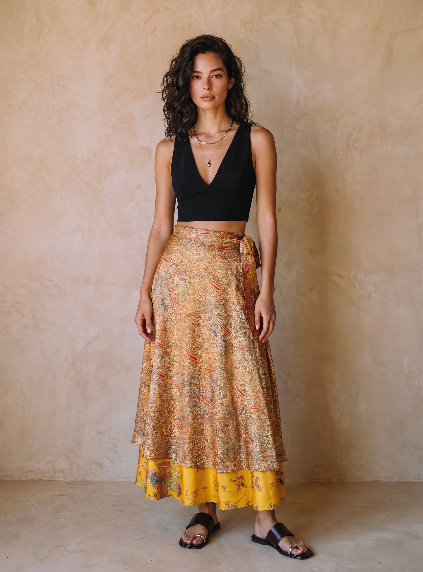 Multi-Wrap Skirt & Dress| Yellow Deer