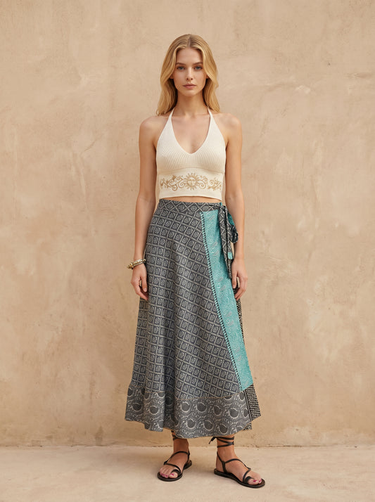 Multi-Wrap Skirt & Dress| Grey