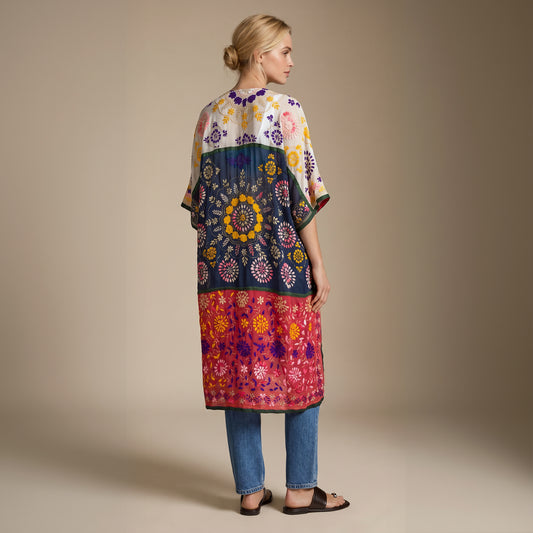 Tara Embroidered Kaftan Kimono