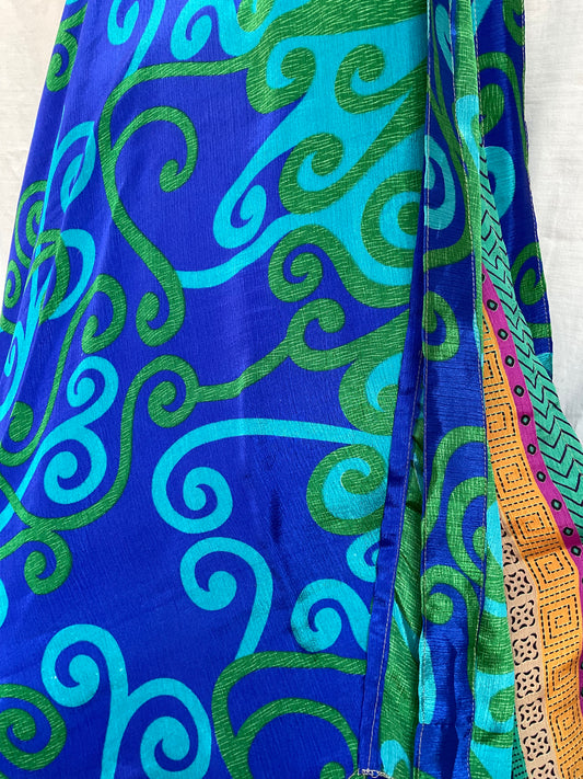 Multi-Wrap Skirt & Dress| Sky Dark Blue