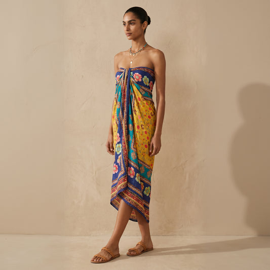 Sia Shimmer Silk Scarf & Beach Wrap