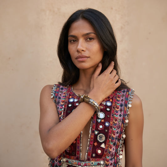 The Peacock Heritage Bangle