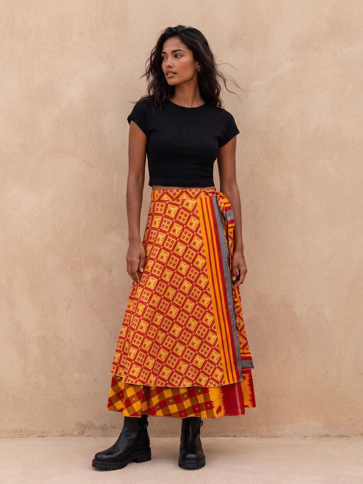 Multi-Wrap Skirt & Dress| Red