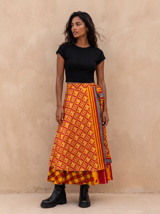 Multi-Wrap Skirt & Dress| Red
