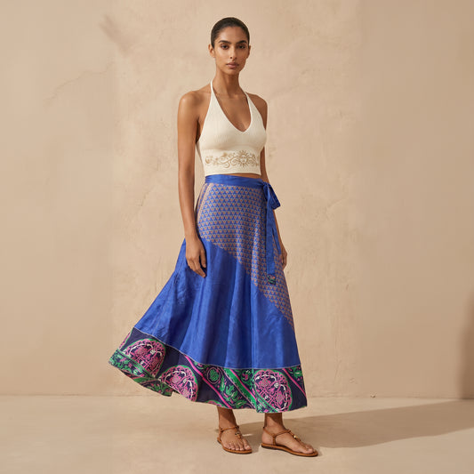 Multi-Wrap Skirt & Dress| Royal Blue