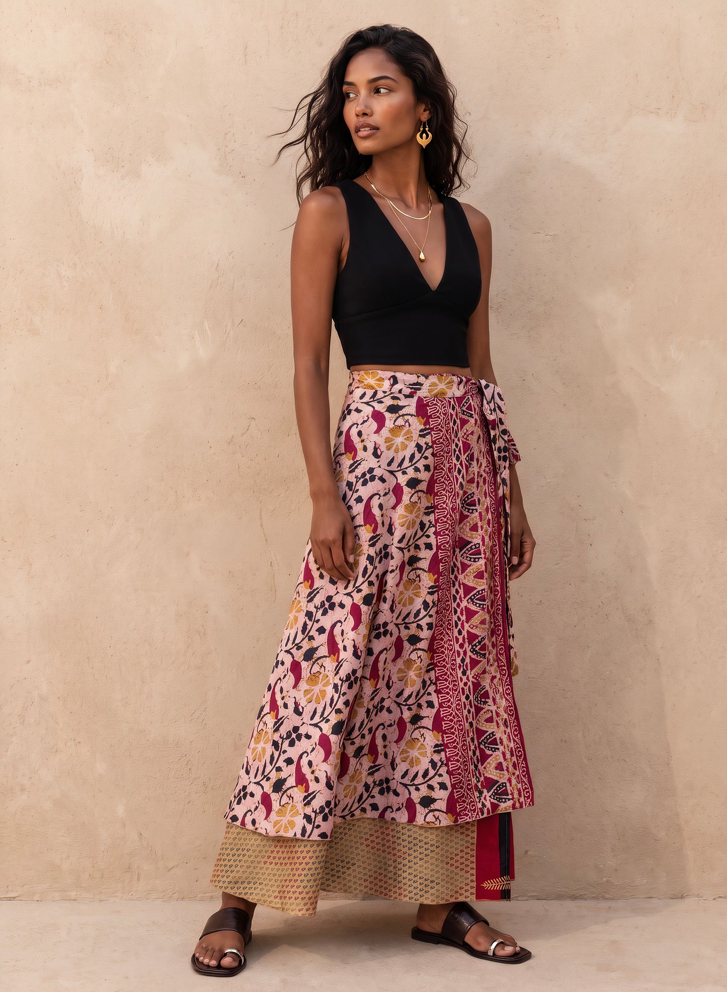 Multi-Wrap Skirt & Dress| Red