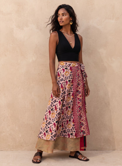 Multi-Wrap Skirt & Dress| Red