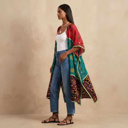 The Nomad Embroidered Kaftan Kimono