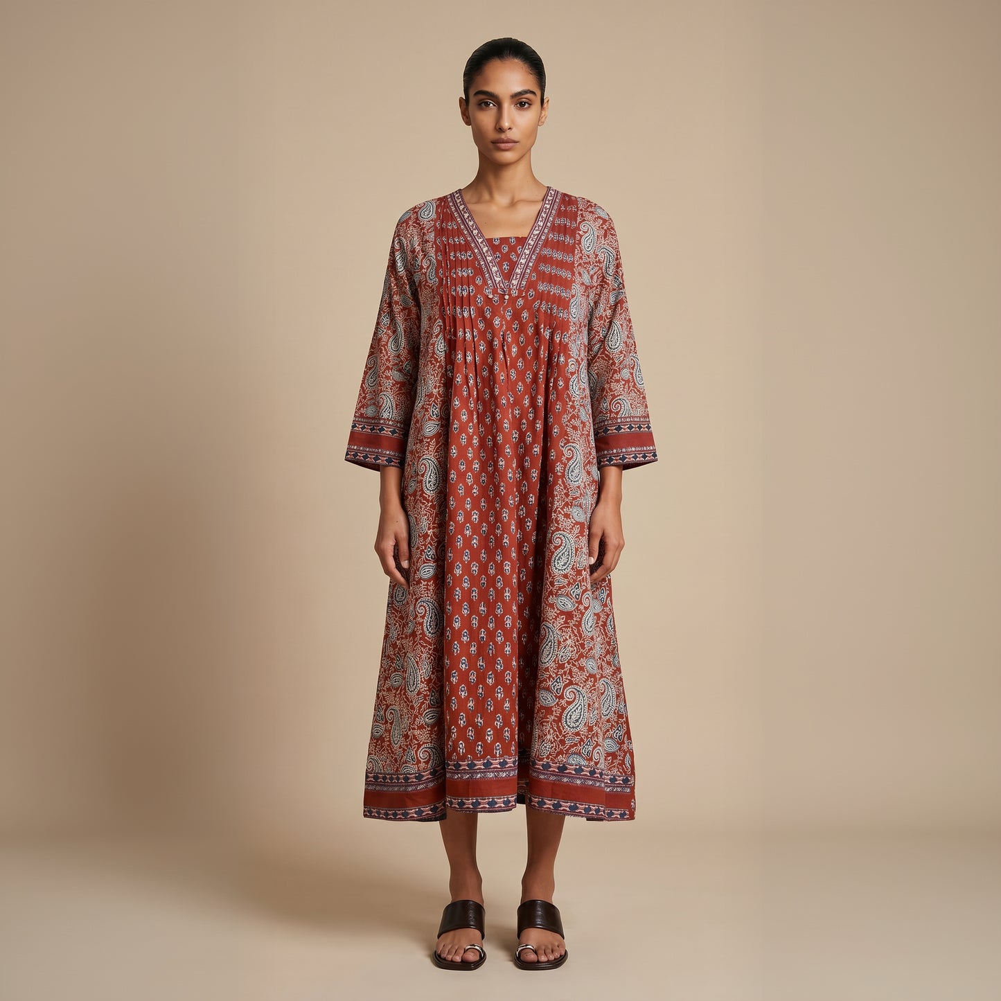 Paisley Heritage Cotton Dress