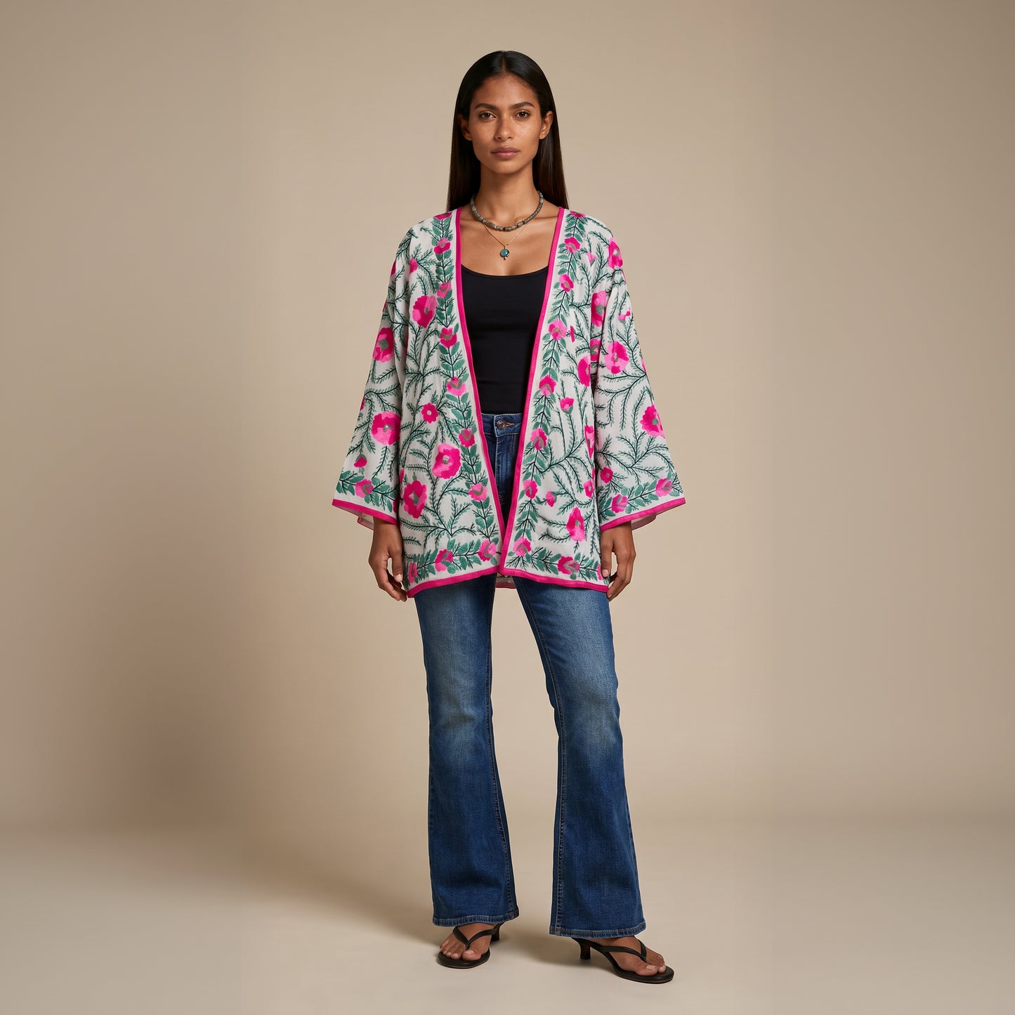 The Artisan Cardigan| Pink