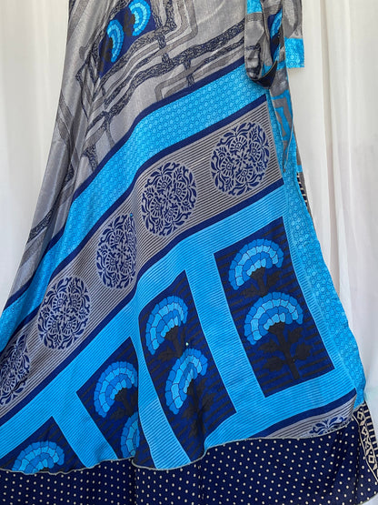 Multi-Wrap Skirt & Dress| Blues