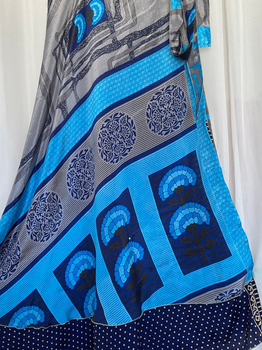 Multi-Wrap Skirt & Dress| Blues