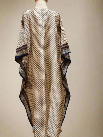 Rea Pure Silk Kaftan Dress