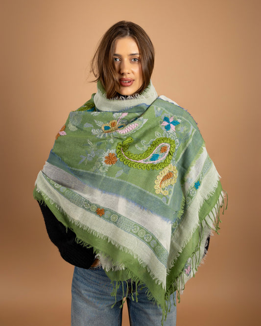 Quetzal Three Layers Scarf