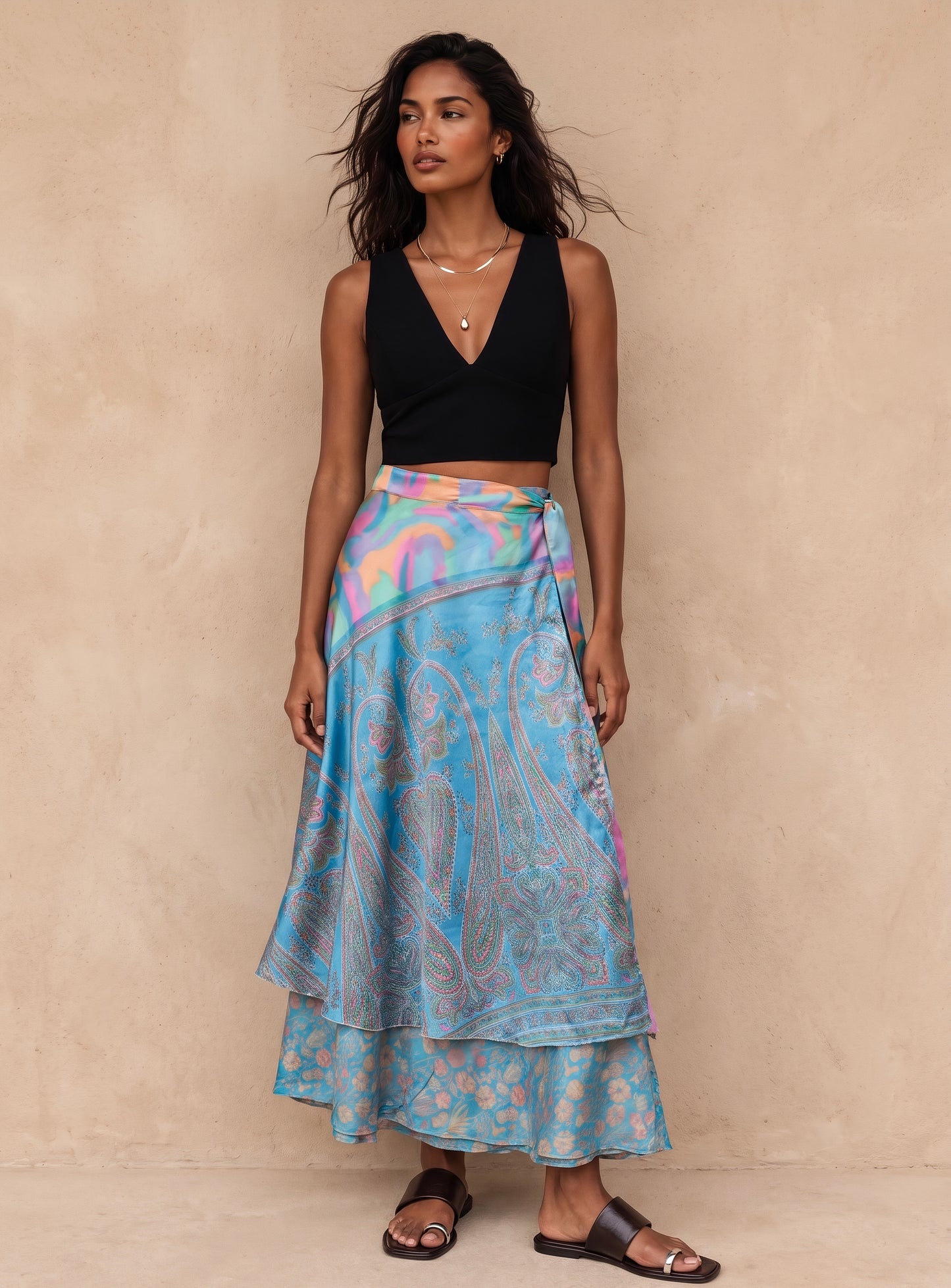 Multi-Wrap Skirt & Dress| Baby Blue