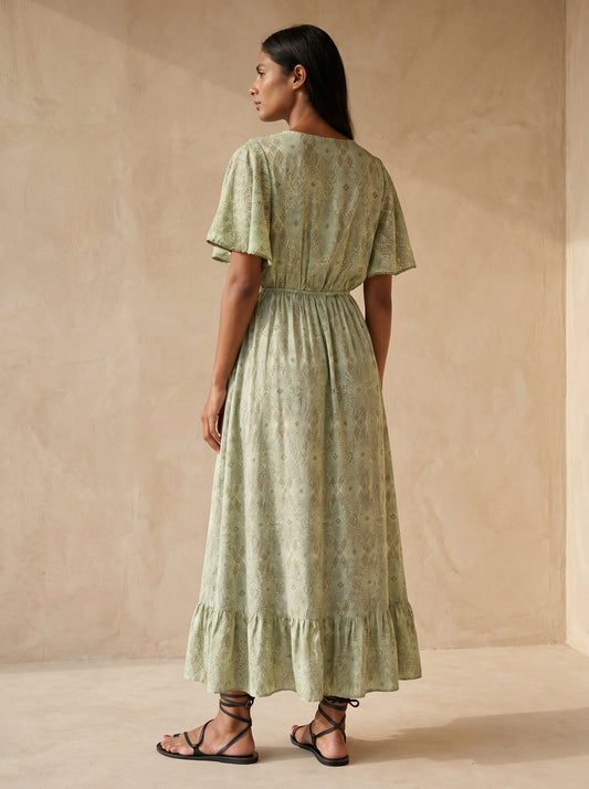 Blossom Silk Dress