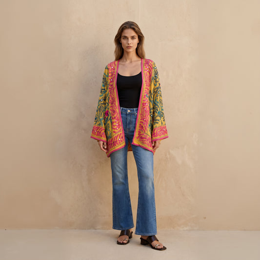 The Artisan Cardigan| Yellow