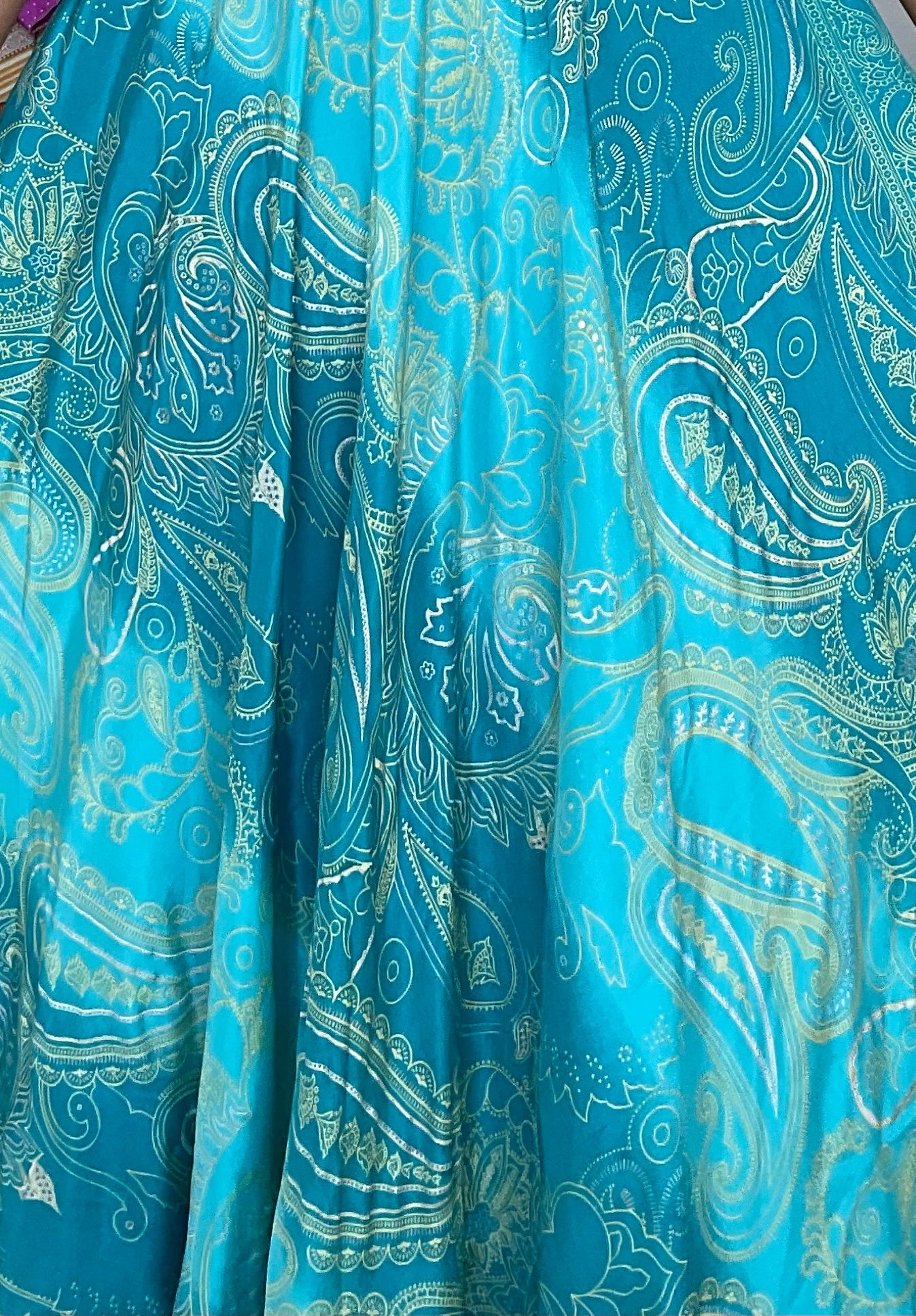 The Aurelia Silk Dress Turquoise