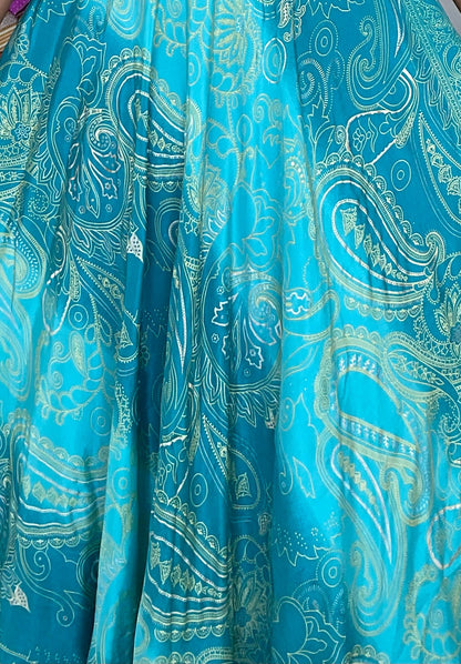 The Aurelia Silk Dress Turquoise
